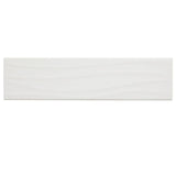 Daltile Restore Bright White 4 in. x 16 in. Ceramic Wavy Wall Tile (13.20 sq. ft. / case)