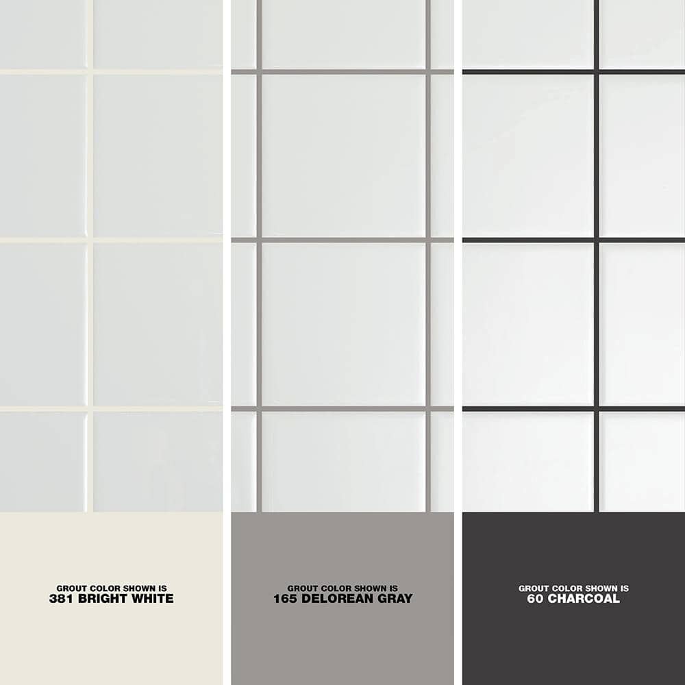 Daltile Restore Bright White 4-1/4 in. x 4-1/4 in. Ceramic Wall Tile (0.125 sq. ft./ Each)