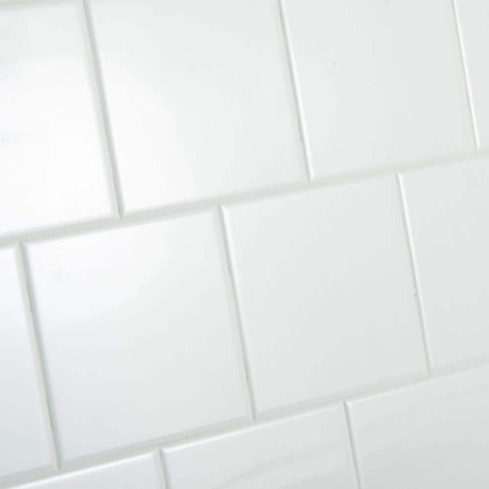 Daltile Restore Bright White 6 in. x 6 in. Ceramic Wall Tile (375 sq. ft. / pallet)