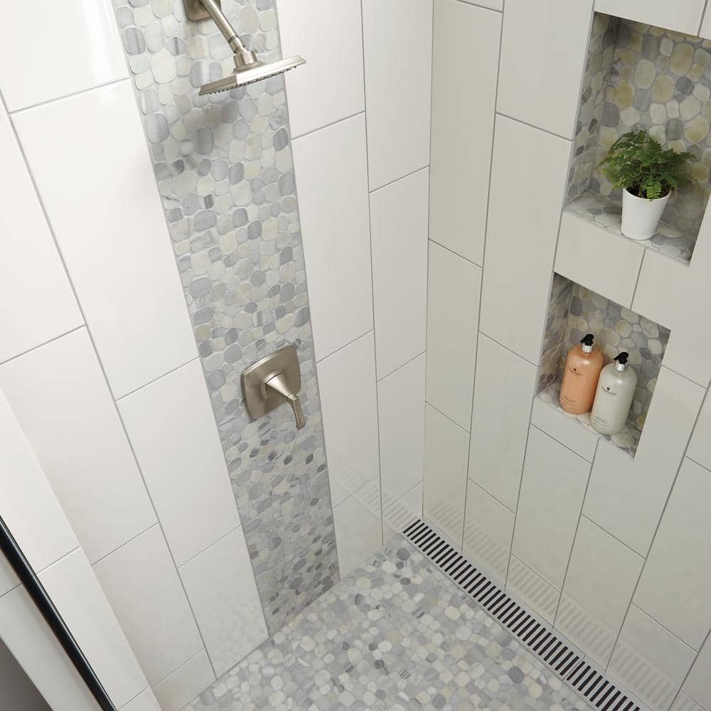 Daltile Restore Bright White 8 in. x 24 in. Ceramic Wall Tile (13.3 sq. ft. per Case)
