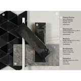 Daltile Restore Bright White 1/2 in. x 12 in. Glazed Ceramic Wall Jolly Trim Tile, 4-Pack (0.04 sq. ft. per piece)