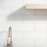 Ivy Hill Tile Contempo Bright White Frosted 4 in. x 12 in. x 8 mm Glass Subway Tile (15 pieces, 5 sq. ft./Box)