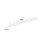 J COLLECTION Fairhope 61 in. W x 34.5 in. H x 24 in. D Bright White Simple Desk Bundle 1