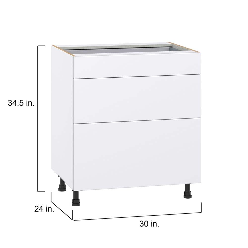 J COLLECTION Fairhope 61 in. W x 34.5 in. H x 24 in. D Bright White Simple Desk Bundle 1