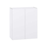 J COLLECTION Fairhope Bright White Slab Assembled Wall Kitchen Cabinet (30 in. W x 35 in. H x 14 in. D)