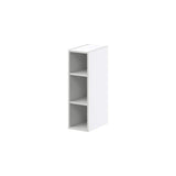J COLLECTION Bright White Slab Assembled Wall Kitchen Cabinet Open Shelf (9 in. W x 30 in. H x 14 in. D)