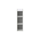 J COLLECTION Bright White Slab Assembled Wall Kitchen Cabinet Open Shelf (9 in. W x 30 in. H x 14 in. D)