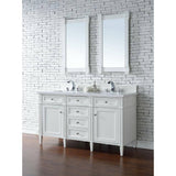 James Martin Vanities Brittany Bright White Rectangular Bathroom Vanity Mirror 21.7 x 39.2 in.