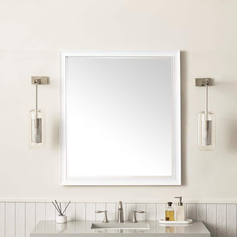 James Martin Vanities Glenbrook 36" x 40" Bright White Vanity Mirror