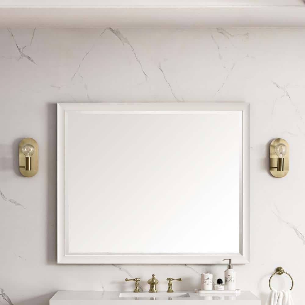 James Martin Vanities Glenbrook 48" Bright White Rectangular Vanity Mirror
