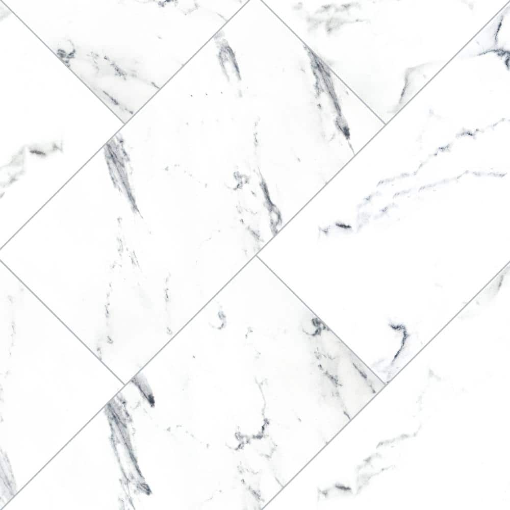 MSI Brillion Aspen Gris 12 in. x 24 in. Matte Ceramic Marble Look Floor and Wall Tile (14 sq. ft. /Case)