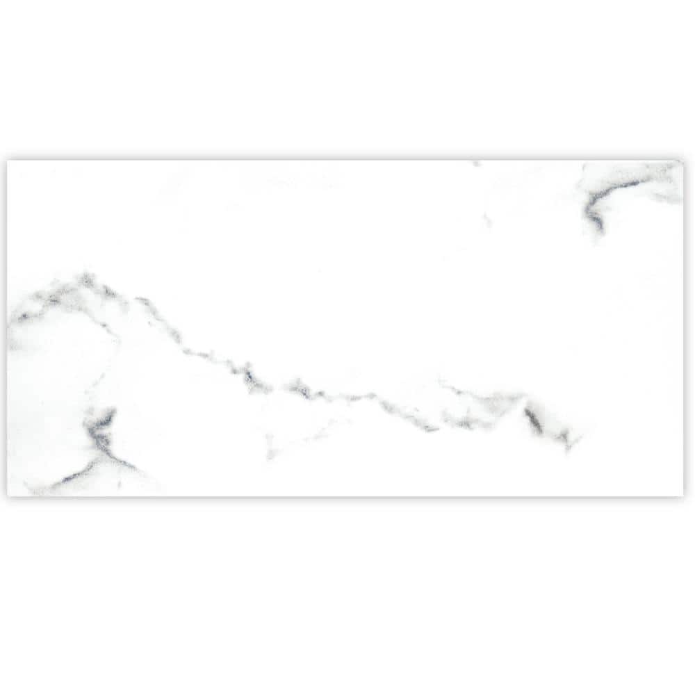 MSI Brillion Aspen Gris 12 in. x 24 in. Matte Ceramic Marble Look Floor and Wall Tile (14 sq. ft. /Case)