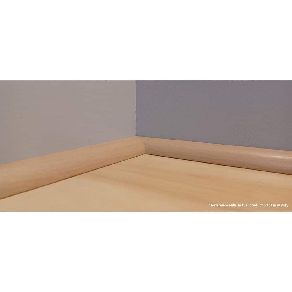 DuraDecor Classy Chic Broadway Blonde 0.75 in. T x 0.75 in. W x 94 in. L Quarter Round Molding