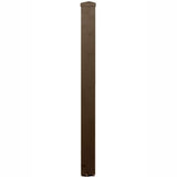 EZ Handrail 3 in. x 3 in. x 96 in. Bronze Aluminum Post