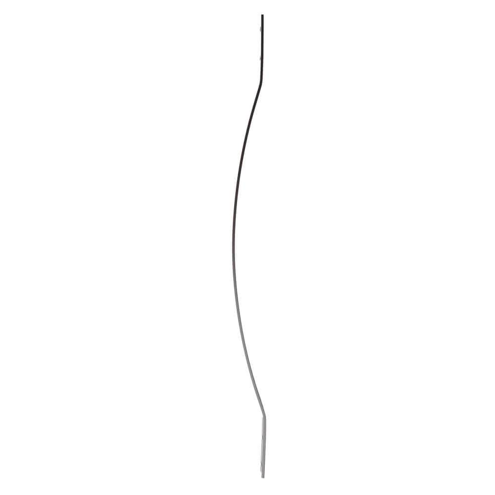 Deckorators 32-1/4 in. x 1 in. Bronze Aluminum Arc Baluster (5-Pack)