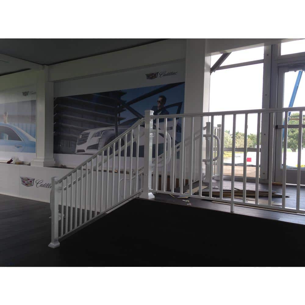 EZ Handrail Bronze Aluminum Stair Slope Hand Rail Elbow