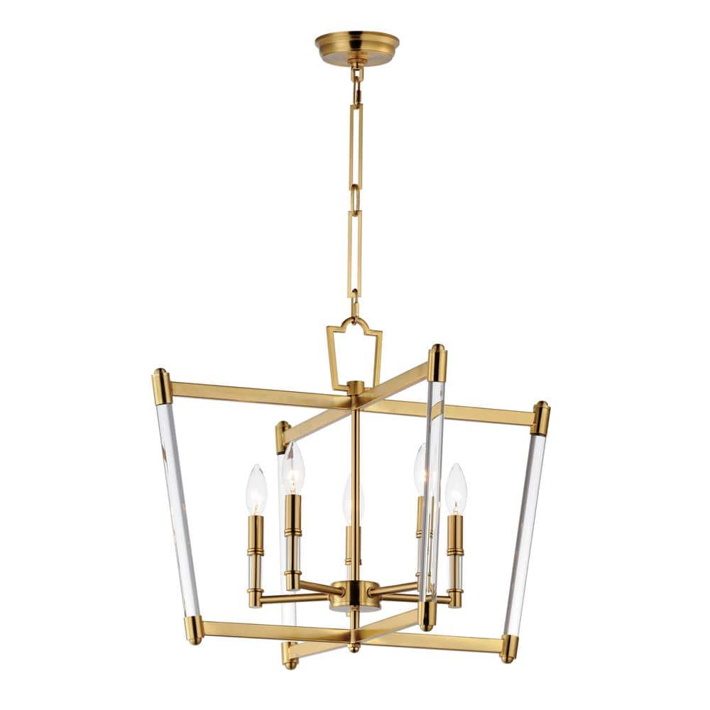 Maxim Lighting Lucent 5-Light Bronze Chandelier