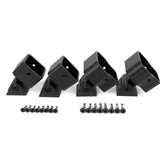 NewTechWood Allure Aluminum Preassembled Bronze Rail Angled Bracket