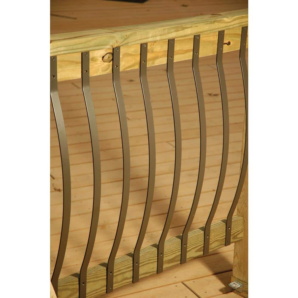 ProWood 32-1/4 in. x 1 in.Bronze Aluminum Arch Baluster (14-Pack)