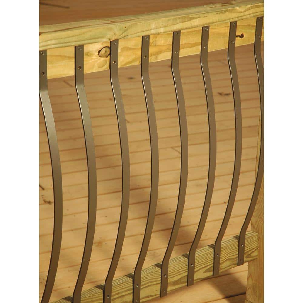 ProWood 32-1/4 in. x 1 in.Bronze Aluminum Arch Baluster (14-Pack)