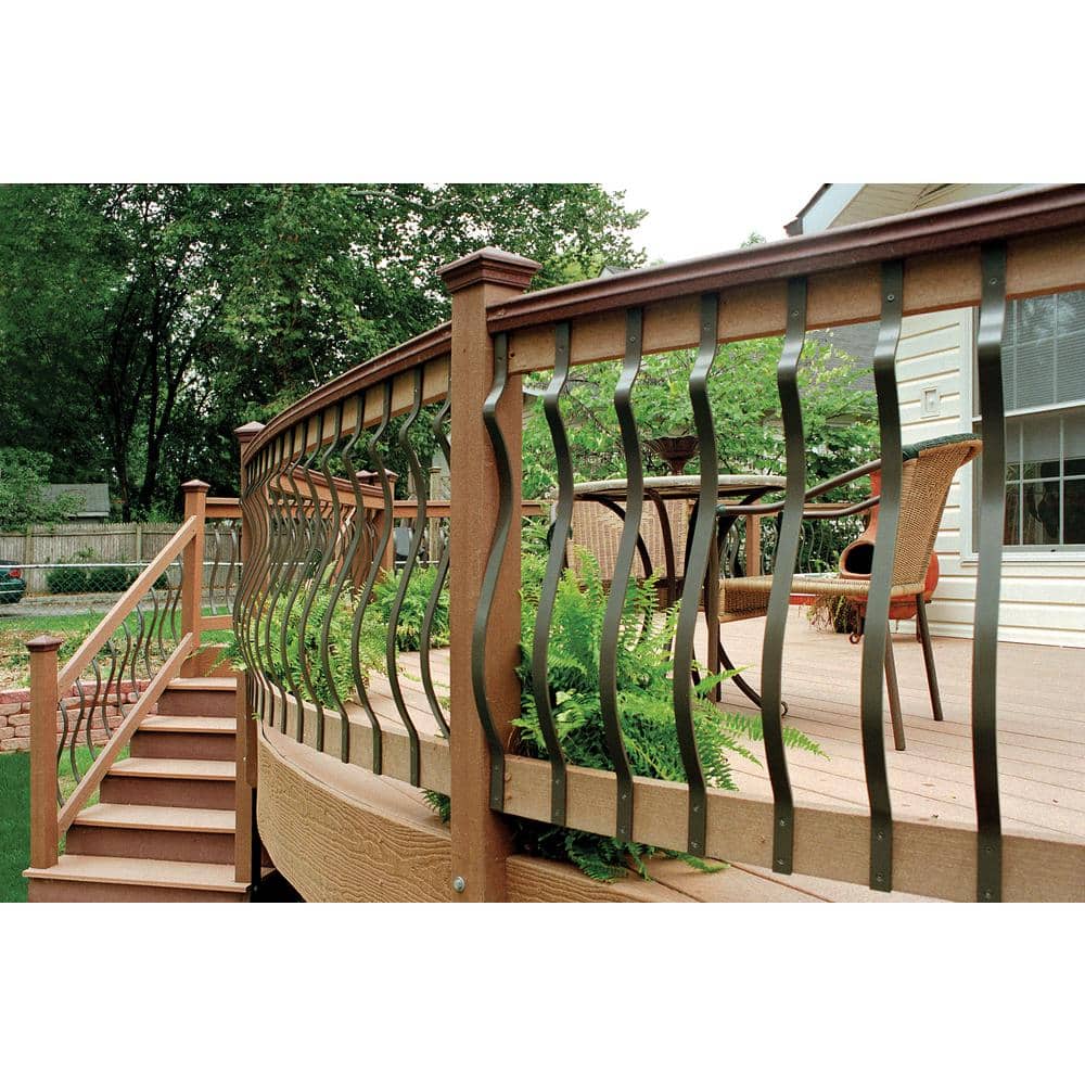 ProWood 32-1/4 in. x 1 in. Bronze Aluminum Contour Baluster (14-Pack)