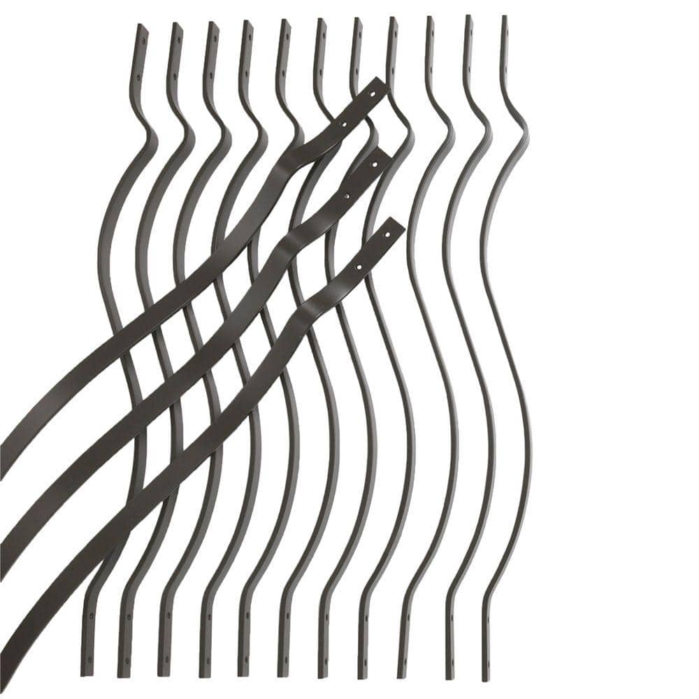 ProWood 32-1/4 in. x 1 in. Bronze Aluminum Contour Baluster (14-Pack)