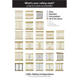 ProWood 32-1/4 in. x 1 in. Bronze Aluminum Contour Baluster (14-Pack)