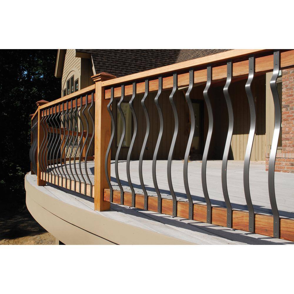 ProWood 32-1/4 in. x 1 in. Bronze Aluminum Contour Baluster (14-Pack)