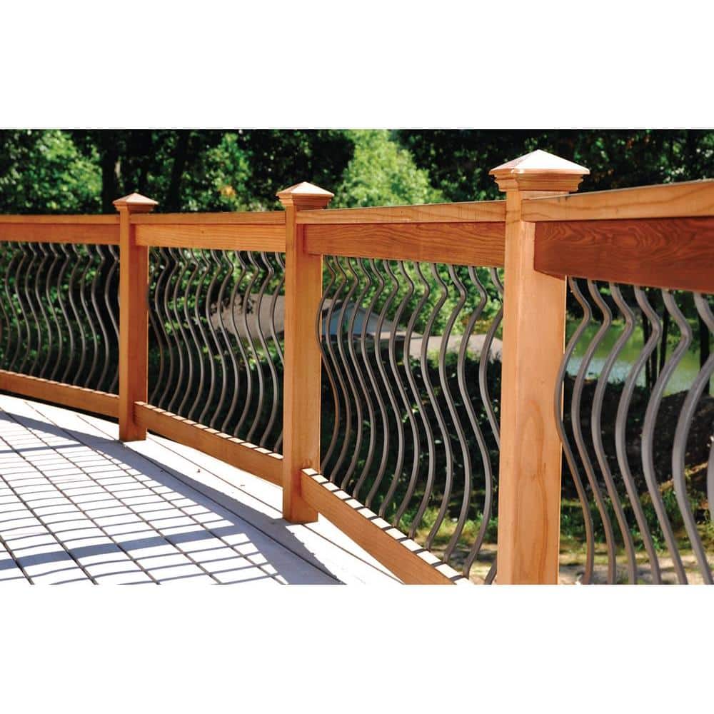 ProWood 32-1/4 in. x 1 in. Bronze Aluminum Contour Baluster (14-Pack)