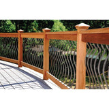 ProWood 32-1/4 in. x 1 in. Bronze Aluminum Contour Baluster (14-Pack)