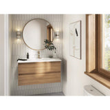Moen Genta Single Handle Single Hole Bathroom Faucet in Bronzed Gold