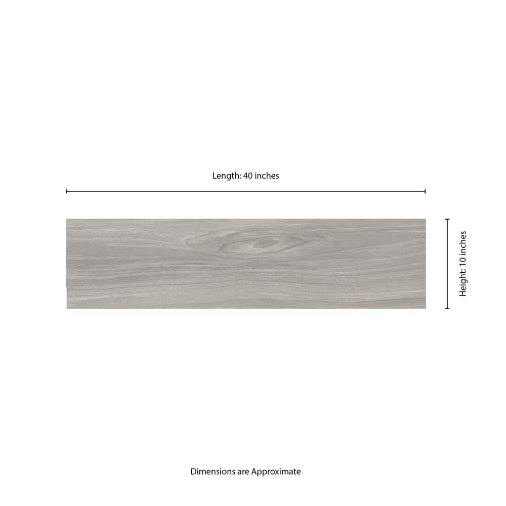 MSI Brooksdale Birch 9.84 in. x 39.37 in. Matte Porcelain Floor and Wall Tile (13.89 sq. ft. / case)