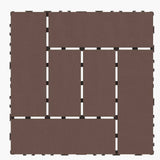 WRIGHTMASTER 1 ft. x 1 ft. Quick Deck Polypropylene Interlocking Deck Tile in Brown-2 (44 sq. ft. Per Box)