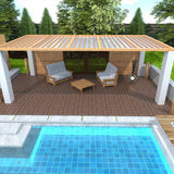 WRIGHTMASTER 1 ft. x 1 ft. Quick Deck Polypropylene Interlocking Deck Tile in Brown-2 (44 sq. ft. Per Box)