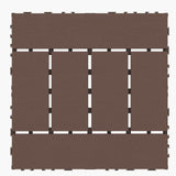 WRIGHTMASTER 1ft. x 1ft. Quick Deck Polypropylene Interlocking Deck Tile in Brown-4 (44 sq. ft. per Box)