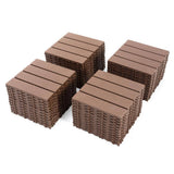 WRIGHTMASTER 1ft. x 1ft. Quick Deck Polypropylene Interlocking Deck Tile in Brown-6 (44 sq. ft. per Box)