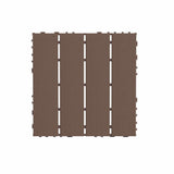WRIGHTMASTER 1ft. x 1ft. Quick Deck Polypropylene Interlocking Deck Tile in Brown-6 (44 sq. ft. per Box)