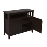 39.96-in W x 15.75-in D x 34.06-in H in Brown Assemble Upper Diagonal Kitchen Cabinet with 2 Doors for Dining Room