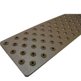 Handi Treads 3.75 in. x 30 in. Non-Slip Aluminum Tread, Brown