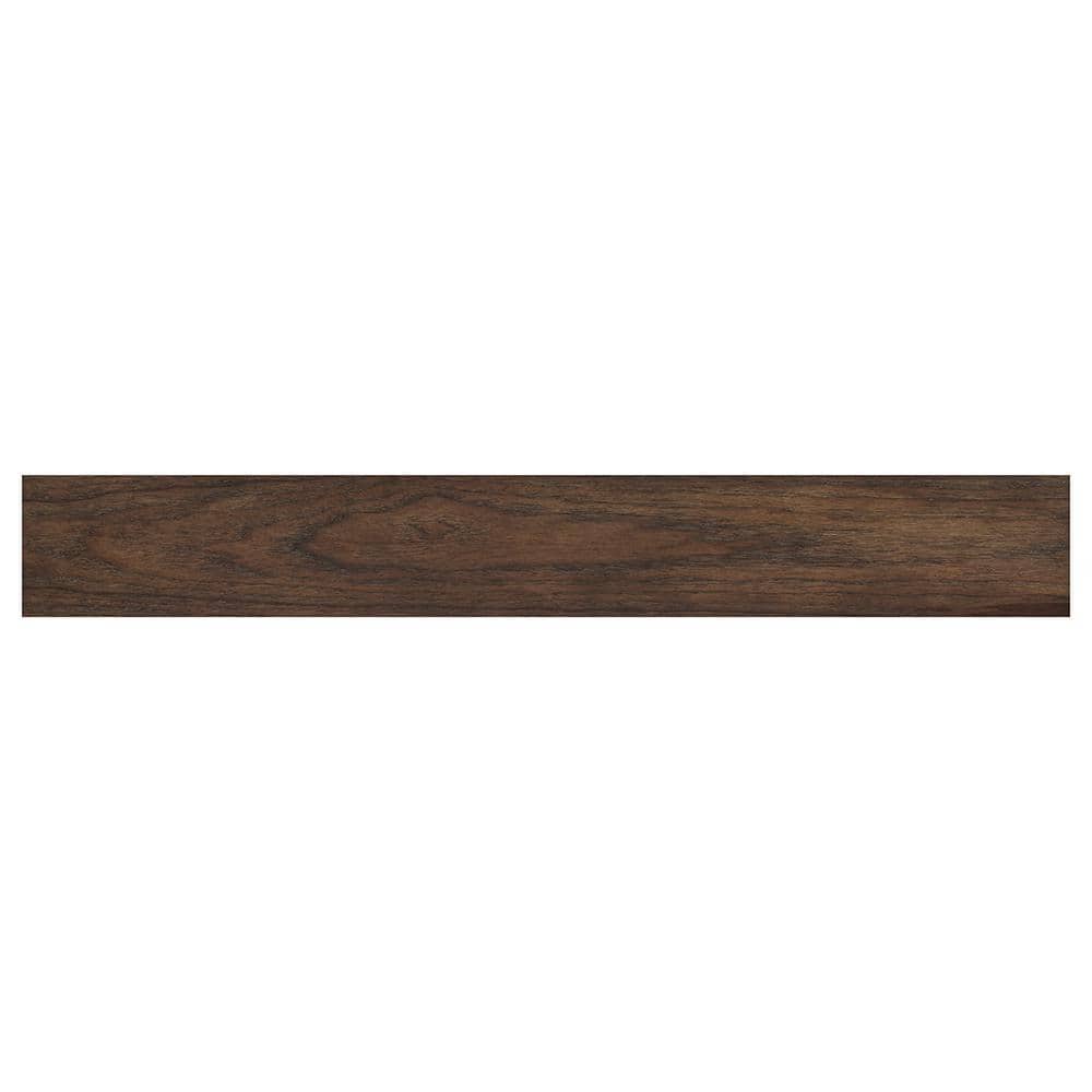 Sure+ Brown Hickory Hickory 1/4 in. T x 6.5 in. W Click Lock Wire Brushed Engineered Hardwood Flooring (21.7 sq.ft./case)