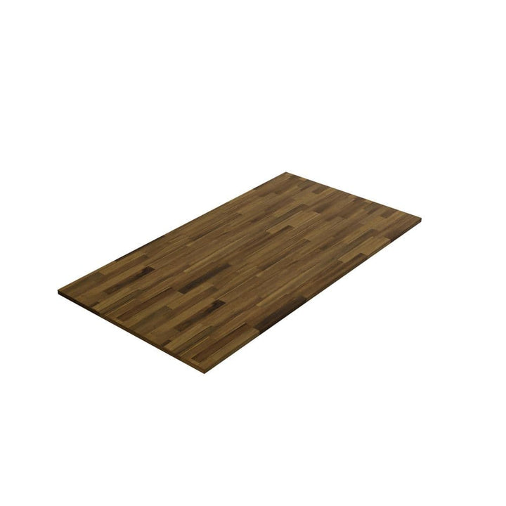 Interbuild 6.2 ft. L x 36 in. D, Acacia Butcher Block Island Countertop in Brown with Square Edge