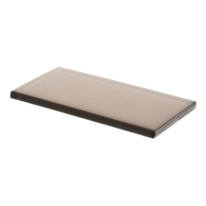 Jeffrey Court Lava Cake Cold Spray Browns/Tans 3 in. x 6 in. Glossy Glass Wall Tile (1 sq. ft. / pack)