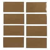 Jeffrey Court Lava Cake Cold Spray Browns/Tans 3 in. x 6 in. Glossy Glass Wall Tile (1 sq. ft. / pack)