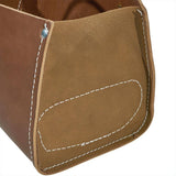 Klein Tools 5115 Leather Tool Bag, 7 in H x 15 in W x 6.5 in D, Brown