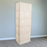 Lavish Home 5-Tier Wood Storage Shelving Rack with Removable Cover