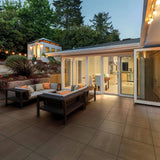 Corso Italia Sample - Foresta Brown 6 in. x 6 in. x 0.75 in. Wood Look Porcelain Paver