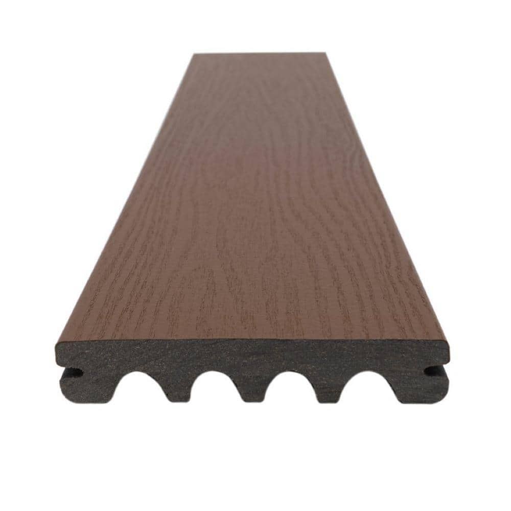 MoistureShield Elevate Canoe Grooved Composite Deck Board Pack