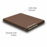 Norsk Brown 24 in. x 24 in. x 0.47 in. Foam Interlocking Floor Mat (6-Pack)