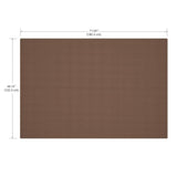 Norsk Brown 24 in. x 24 in. x 0.47 in. Foam Interlocking Floor Mat (6-Pack)