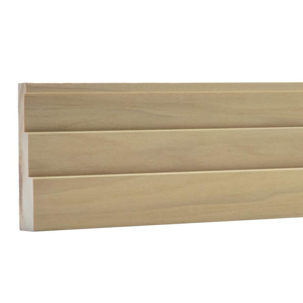 Ornamental Mouldings .6875 in. D x 3.5 in. W x 92 in. L Unfinished Poplar Wood Duncan Sawtooth Casing Moulding